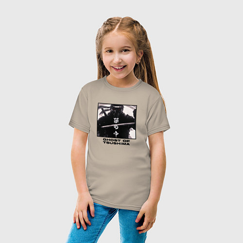 Детская футболка Дзин в броне / Миндальный – фото 4