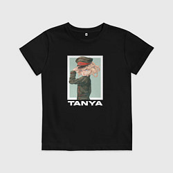 Футболка хлопковая детская Дерзкая Таня Дегуршафф, цвет: черный