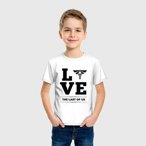 Детская футболка The Last Of Us love classic / Белый – фото 3