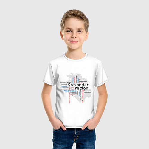 Детская футболка Krasnodar region / Белый – фото 3