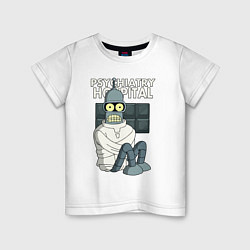 Футболка хлопковая детская Bender - hospital, цвет: белый