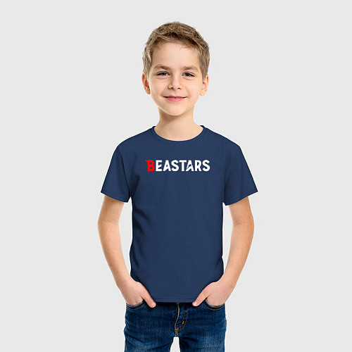 Детская футболка Beastars Лого / Тёмно-синий – фото 3