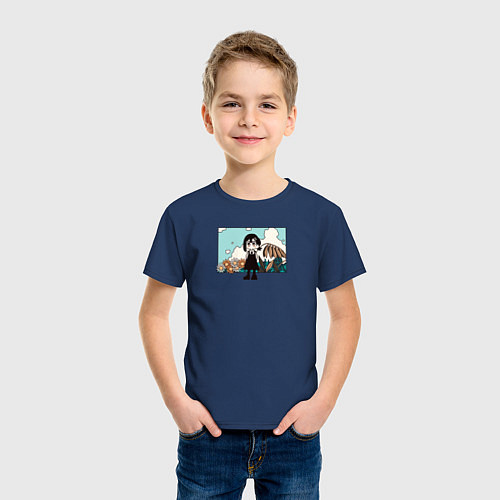 Детская футболка Kоbeni / Тёмно-синий – фото 3