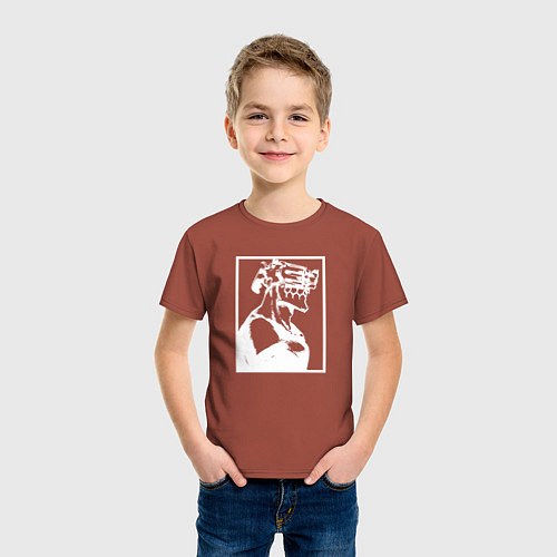 Детская футболка Дзюдзо Инуи / Кирпичный – фото 3