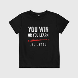 Футболка хлопковая детская King Jiu Jitsu, цвет: черный