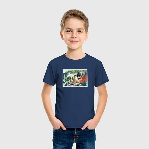 Детская футболка Рико и Рэг / Тёмно-синий – фото 3