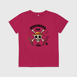 Футболка хлопковая детская Mugiwara club, цвет: маджента