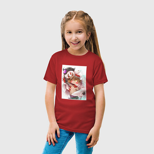 Детская футболка Красавчик Рэг / Красный – фото 4