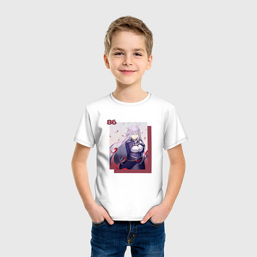 Детская футболка Владилена Миризе - Восемьдесят шесть / Белый – фото 3