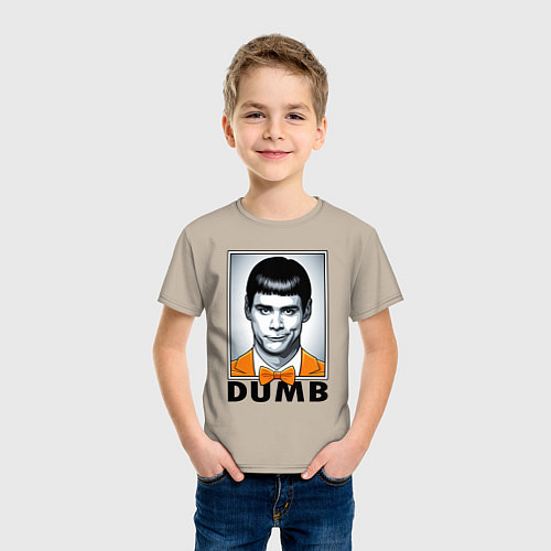Детская футболка Dumb Jim / Миндальный – фото 3