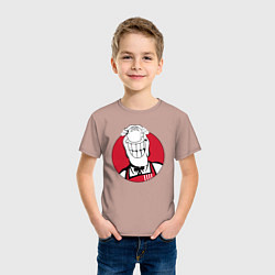 Футболка хлопковая детская Доктор Ливси - KFC Edition, цвет: пыльно-розовый — фото 2