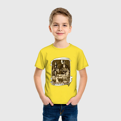 Детская футболка The Addams Family / Желтый – фото 3