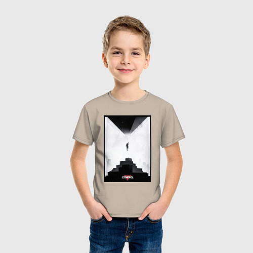 Детская футболка Летящая Джесси / Миндальный – фото 3