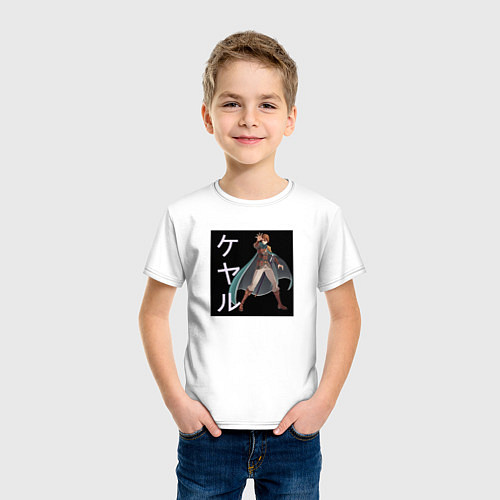 Детская футболка Грозный Кэяру / Белый – фото 3