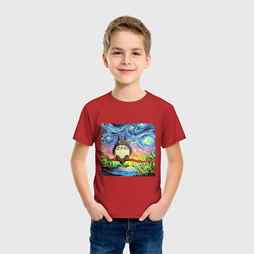 Детская футболка Ван Тоторо / Красный – фото 3