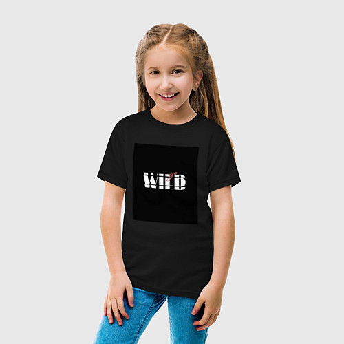 Детская футболка Go wild / Черный – фото 4