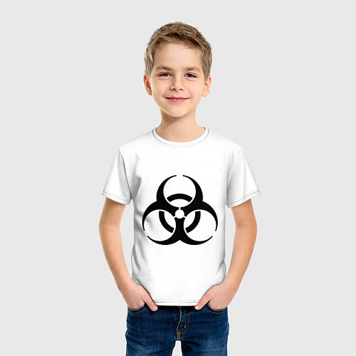 Детская футболка Biological hazard / Белый – фото 3