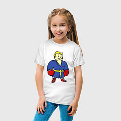 Футболка хлопковая детская Vault boy - boxer, цвет: белый — фото 2