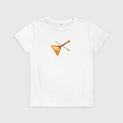 Футболка хлопковая детская Люли-люли, цвет: белый