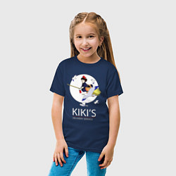 Футболка хлопковая детская Kiki and Jiji, цвет: тёмно-синий — фото 2