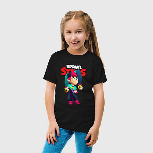 Детская футболка Честер - Бравл старс / Черный – фото 4