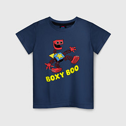 Футболка хлопковая детская Project Playtime - Boxy Boo, цвет: тёмно-синий