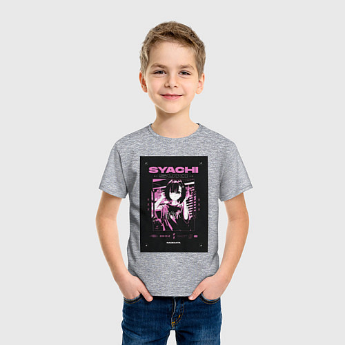 Детская футболка Syachi suki slayer punk / Меланж – фото 3