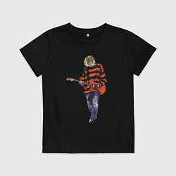 Футболка хлопковая детская Nirvana классик, цвет: черный