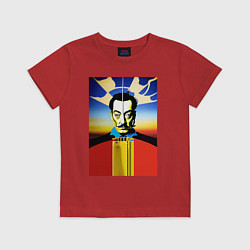 Футболка хлопковая детская Salvador Dali: Fantasy Art, цвет: красный