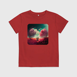Футболка хлопковая детская Магический День влюблённых, цвет: красный