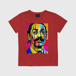 Футболка хлопковая детская Salvador Dali, цвет: красный