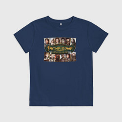 Футболка хлопковая детская Pathfinder Kingmaker, цвет: тёмно-синий