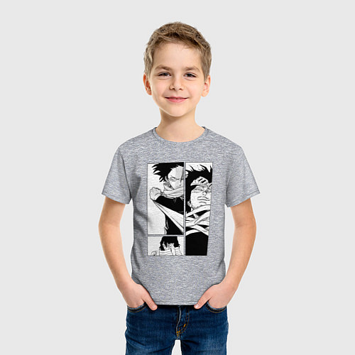 Детская футболка Айзава Шота / Меланж – фото 3