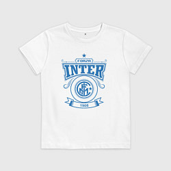 Футболка хлопковая детская Forza Inter, цвет: белый