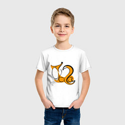 Футболка хлопковая детская Лиса Ольга, цвет: белый — фото 2