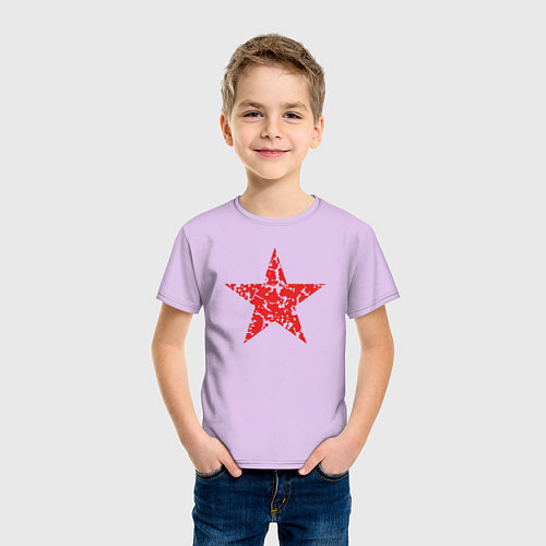 Детская футболка Star USSR / Лаванда – фото 3