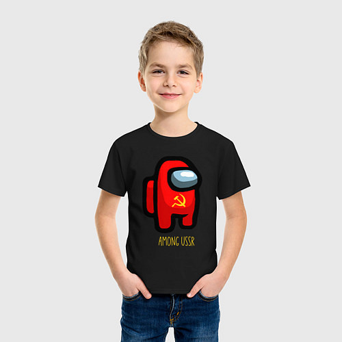 Детская футболка Among USSR / Черный – фото 3