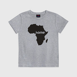 Футболка хлопковая детская Africa home, цвет: меланж