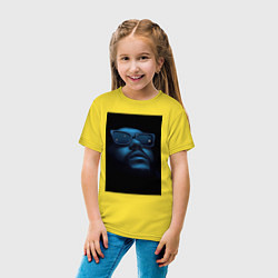 Футболка хлопковая детская Взгляд в пустоту, цвет: желтый — фото 2