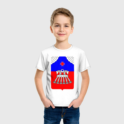 Детская футболка Граховский район / Белый – фото 3