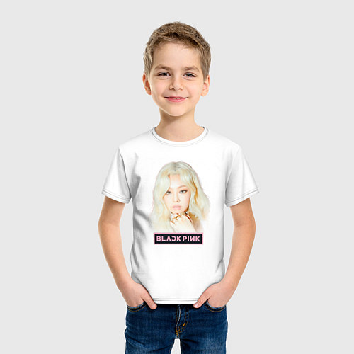 Детская футболка Блондинка Дженни / Белый – фото 3