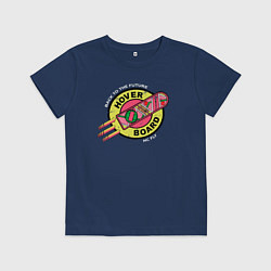 Футболка хлопковая детская Ховерборд, цвет: тёмно-синий