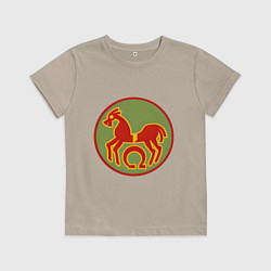 Футболка хлопковая детская Сеноны Total War: Rome II, цвет: миндальный