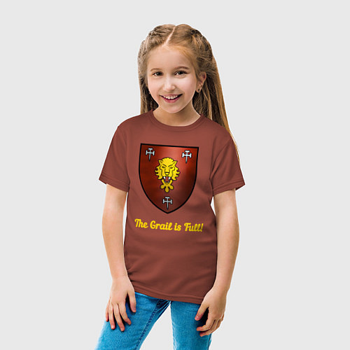 Детская футболка Рыцари Лионесса Warhammer: Total War / Кирпичный – фото 4