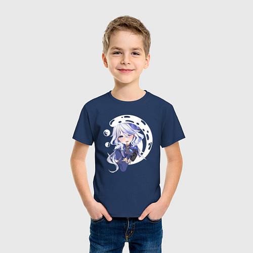 Детская футболка Фокалорс / Тёмно-синий – фото 3