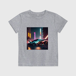 Футболка хлопковая детская Суперавто, цвет: меланж