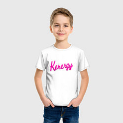 Футболка хлопковая детская Kenergy, цвет: белый — фото 2