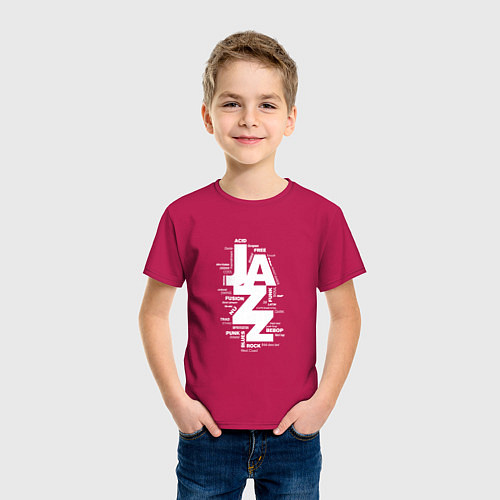 Детская футболка Jazz Styles BW1 / Маджента – фото 3