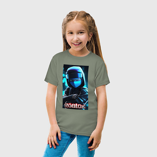 Детская футболка Roblox blue / Авокадо – фото 4