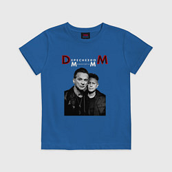 Футболка хлопковая детская Depeche Mode 2023 Memento Mori - Dave & Martin 09, цвет: синий